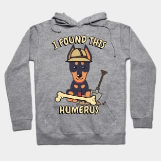 Funny alsatian is an archaeologist Hoodie